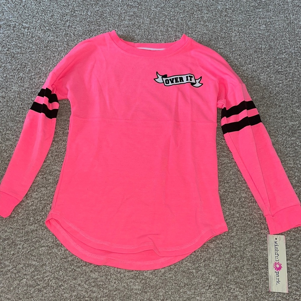 Long sleeve hot pink size youth large shirt